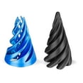 thumbnail image 4 of Juguete Espiral Impreso en 3D Que Pasa A Través Del Escritorio Pirámide () Azul, 4 of 5