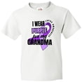 thumbnail image 3 of Inktastic I Wear Purple for My Grandma Lupus Awareness Youth T-Shirt, 3 of 5