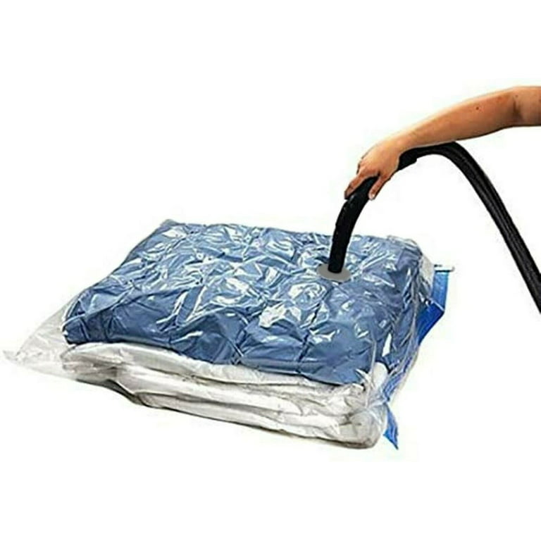 12 PACK Space Saver Large Vacuum Seal Storage Bags ZIPLOCK Compressed  Organizer Bags 28X20 
