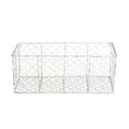 thumbnail image 2 of DII Chicken Wire Collection Farmhouse Vintage Wall Baskets, Medium Basket, White, 2 of 4