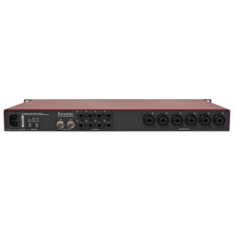 Focusrite Scarlett OctoPre Microphone Mic Preamp w/ADAT+Headphones