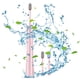 thumbnail image 5 of Cepillo para Limpieza Cepillo de Dientes 3 Cabezas con Temporizador Inteligente de 6 Velocidades, Abs 25.2x3.1x3.1cm Ipx7 Cepillo de Dientes Eléctrico Recargable Impermeable para Adultos, 5 of 8