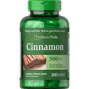 Puritan's Pride Cinnamon 500 mg-200 Capsules