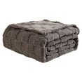 thumbnail image 2 of Thickened Checkered Blanket (70×100Cm) Dark Gray, Hilingoto Textured Blanket Thickened Checkerboard Blanket Checkerboard Plush Plush Sofa Blanket Nap Blanket Home High Appearance Blanket, 2 of 8