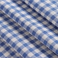 thumbnail image 4 of Cadancy Curtain Gingham Pattern Short Tier Fabric for Kitchen Cafe Doorway Window Rod Pocket Half Panel Privacy Panel Bedroom Bathroom Home Decor, 4 of 6