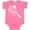 Hot Pink, variant on Inktastic Swinging Tennis Racket Boys or Girls Baby Bodysuit