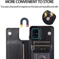 thumbnail image 6 of Design for Samsung Galaxy A51 5G Wallet Case,PU Leather Phone Case with Screen Protector Card Holder,Stand Shockproof Flip Protective Cover for A515g 51 51A Women Men 6.5 inch Black, 6 of 15