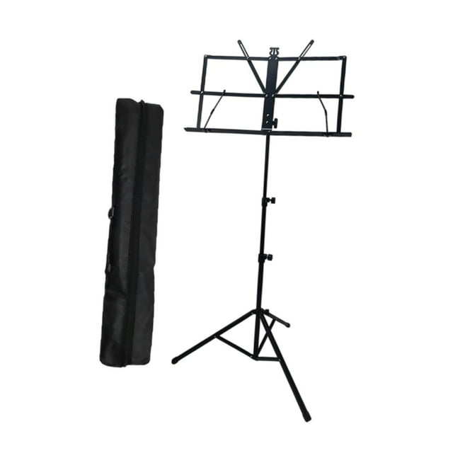 Milaget Support de Musique pour Partitions Support de Livre de Musique, avec Sac, Moderne, Hauteur Réglable, Porte-Draps, pour Joueur d'Ukulélé Musiciens