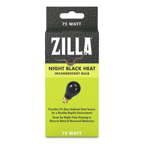 Zilla Incandescent Bulb Night Black 75 Watt
