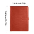 thumbnail image 3 of Leather Portfolio Folder, A4 Padfolio Business Organizer with Notepad and Pen for Office, Interviews, and Travel, 3 of 8