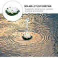 thumbnail image 2 of Brandonz Solar Powered Floating Water Fountain Pump for Garden Pond Outdoor White Ornament, 2 of 7