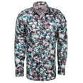 thumbnail image 2 of Rajiva Agrawal: Men's Party Camo Fashion Shirt in Superfine Cotton (Color: Printed, Size: Large), 2 of 4