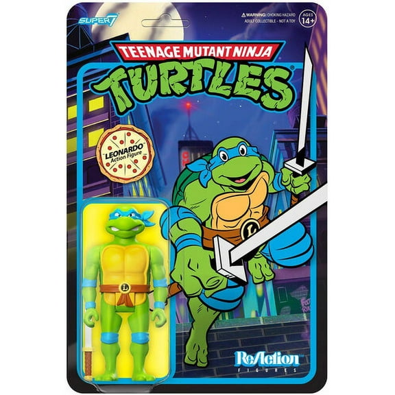 Super7 - Teenage Mutant Ninja Turtles - ReAction Wv 7 - Leonardo (Cartoon), Super7, Gifts