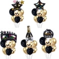 thumbnail image 2 of Juego de globos de feliz año nuevo, botella de vino con forma de estrella, globo redondo de aluminio 2023, decoración para fiesta de Navidad, regalo para niños, baby shower, globo, 2 of 5
