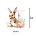 thumbnail image 3 of Fiudx Colgante de Letra Acrílica de Pascua, Corona Decorativa para El Hogar, Diseño de Adorno Colgante, Perfecto para Árbol de Navidad, Chimenea y Recién Nacidos, Regalo Ideal para Familiares y Amigo, 3 of 5