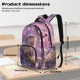 thumbnail image 6 of Jeiento Otter 17 Inch Kids Water-Resistant School Backpack Set 4-Piece Lunch Bag Pencil Case Water Bottle Holder Purple Lightweight Large Capacity Bookbag for Teenagers, 6 of 7