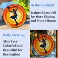thumbnail image 4 of Basketball Stained Glass Suncatcher Colored Handmade Window Hangings Glass Suncatcher Crafts Kits for Indoor Garden Christmas Decor and Memorial 16x16cm(5), 4 of 7