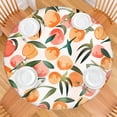 thumbnail image 2 of Round Picnic Table Cloth 100% Waterproof & Oil Proof, Elastic Fitted Table Cover for 36"-44" Round Tables, for Dining, Camping, Outdoor, 2 of 7