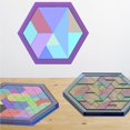 thumbnail image 2 of Molde de Silicona Ounissouiy Hexagonal para Manualidades, 2 of 6