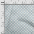 thumbnail image 2 of oneOone Polyester Spandex Medium Blue Fabric Check Diy Clothing Quilting Fabric Print Fabric By Yard 56 Inch Wide-56, 2 of 6