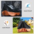 thumbnail image 6 of MOONCOOL Bike Cover For Adult Tricycle, Outdoor Waterproof Cover for 2 bikes or 1 Tricycle or 1 Motorcycle, Storable Portable Lightweight Waterproof and UV resistant  with Lock Hole & Storage Bag, 6 of 10