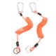 thumbnail image 2 of Cordón 2 Uds Cables De Remolque Separables 6 Pies RV Alambre En Espiral De Remolque De Resorte De Acero Inoxidable Para Campistas De Barcos, 2 of 7