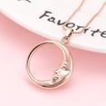 thumbnail image 2 of Constantlife Moon Cremation Jewelry for Ashes Holder Urn Necklace for Ashes Of Loved One Urn Pendants with Chain, 2 of 5