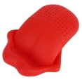 thumbnail image 3 of Viccilley Tea Strainer Tongue?Shaped Reusable Silicone Tea Leaf Infuser Filter for Home Office Red, 3 of 7