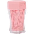 thumbnail image 1 of 200pcs Disposable Toothpicks, Double Headed Pinks Food Grade Toothpicks Floss Picks for Home Restaurant Hotel, 1 of 7