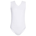 thumbnail image 4 of Tween Swimsuit White Girls 1 Piece Swimsuits Sleeveless Quick Dry Pool Parties Summer Beach Girls' Swimwear 11-12 Years, 4 of 4