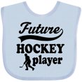 thumbnail image 3 of Inktastic Future Hockey Player Baby Boy Boys Baby Bib, 3 of 4
