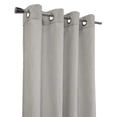 thumbnail image 7 of Corsica Light Filtering Grommet Curtain Panel 52 x 108 in Grey, 7 of 7