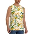 thumbnail image 2 of Fotbe Men's Hawaii Palms Print Men's Sleeveless Muscle Tank Tops Casual T-Shirts for Gym Workout Beach-XX-Large, 2 of 8