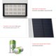 thumbnail image 5 of Lámpara de pared con energía solar, 15 luces LED, para exteriores, jardín, camino, paisaje, valla, patio, color blanco, 5 of 8