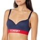 thumbnail image 1 of Bralette Tommy Hilfiger para mujer, sin costuras, ligeramente forrado, azul marino, 1 of 2