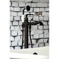 thumbnail image 4 of Kingston Brass KS7015RL Royale Freestanding Tub Faucet with Hand Shower, Oil Rubbed Bronze, 4 of 8