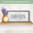thumbnail image 2 of Family Name | Personalized Print, Wall Decor - Monogram B, 2 of 5