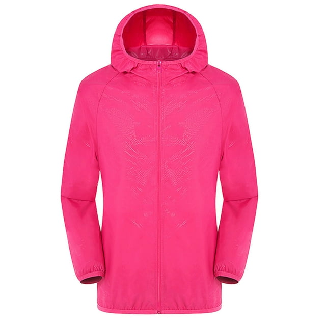 CAROOTU Ultra-Light Rainproof Windbreaker Jacket Breathable Waterproof Windproof for Women Men