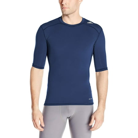 - Adidas Men's Training Techfit Base Shirt, Collegiate Navy