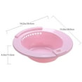 thumbnail image 2 of Minkissy 2Pcs Portable Sitz Bath for Women Plastic Pink for Patient Care, 2 of 8