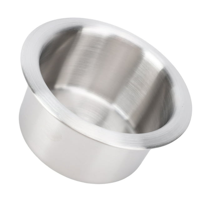 Car Stainless Steel Cup Holder,Compact Stainless Steel Cup Holder, Easy Installation, Suitable for Cars, RVs, Yachts