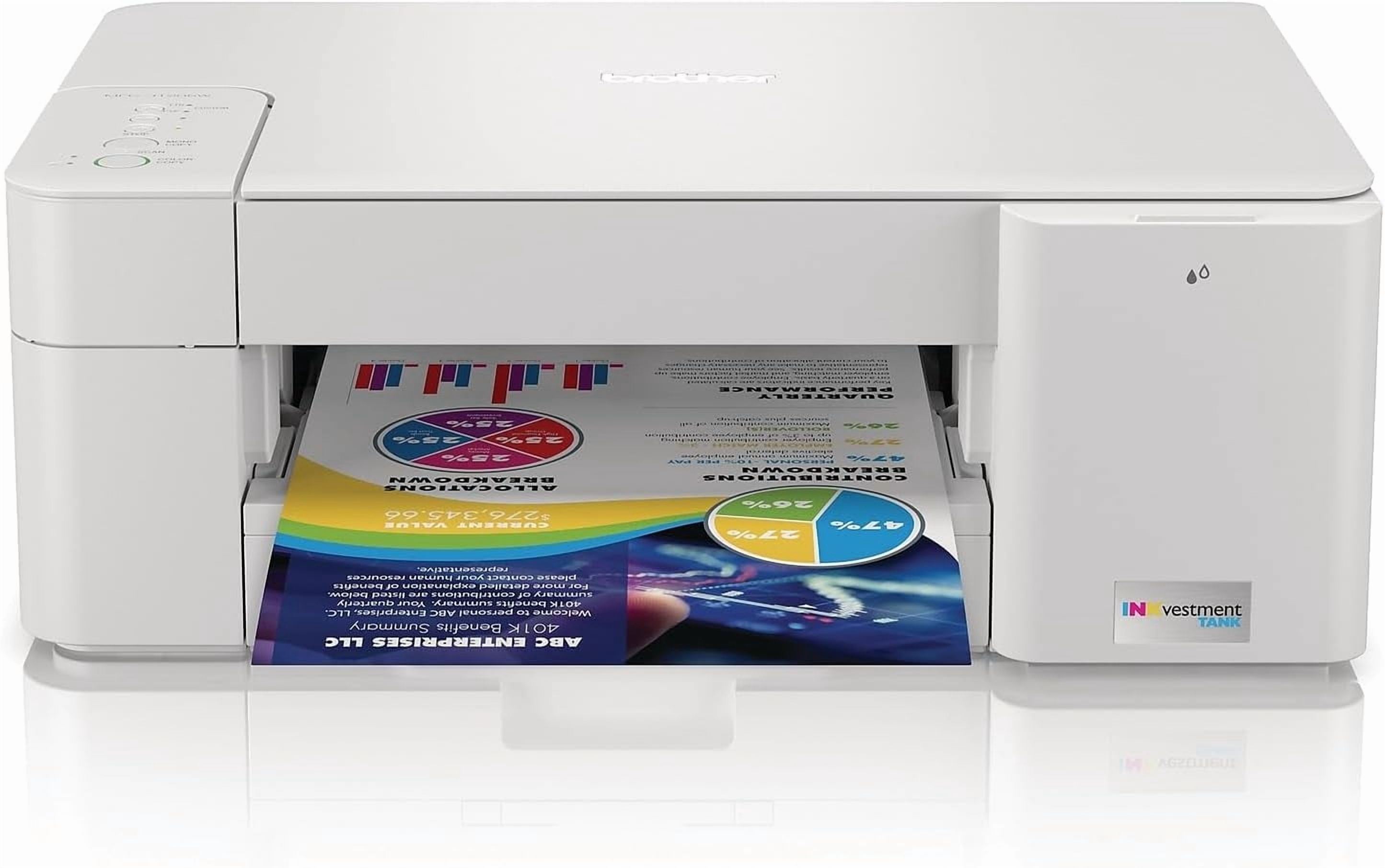 Brother MFC-J1205W INKvestment Wireless Multi-Function Three-in-one Color Inkjet Printer (Sold without manufacturer warranty)