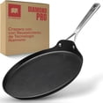 thumbnail image 1 of Ultrachef Crepera Antiadherente Diamond Pro. Mango de acero inoxidable. Libre de PFOA, Comal de Cocina. 28 cm, 1 of 7