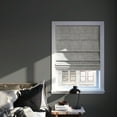 thumbnail image 5 of Sun Zero Somerton 1-Piece Textured 100% Blackout Cordless Roman Shade, 39"X64", Gray, 5 of 8