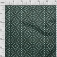 thumbnail image 2 of oneOone Cotton Poplin Fabric Ethnic Geometric Flame Stitch Printed Fabric 1 Yard 42 Inch Wide, 2 of 4