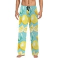 thumbnail image 2 of FREEAMG Lemon Cotton Pajama Pant for Men, Super Soft Lightweight Lounge Pajama Bottoms Drawstring Sleepwear Pant with 2 Pockets, 2 of 7