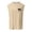 Beige, variant on Summer Tank Top Men Fashion Coconut Pattern Shoulder Design Breathable Comfortable Sleeveless Vest