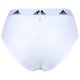 thumbnail image 5 of adidas mujer, calzoncillos, pack de 3 - Bikini 3PK, ropa interior, algodón elástico, logo, uni Negro/Blanco/Gris 2XL (XX-Large), 5 of 7