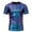 Purple, variant on Leesechin Men's Shiny Shirts Short Sleeve Sparkly Disco Rave Hot Tops Nightclub Glitter T-Shirt Purple L