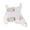 White, variant on Electric Guitar Board Pickguard Pickups with HH Pickup Loaded Prewired for Replacement Parts Guitar Playing Accessories